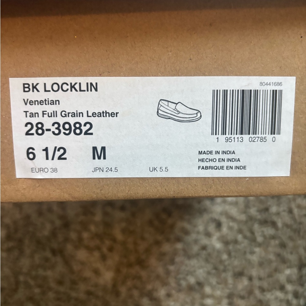 Tan Full Grain Leather Men's Shoes